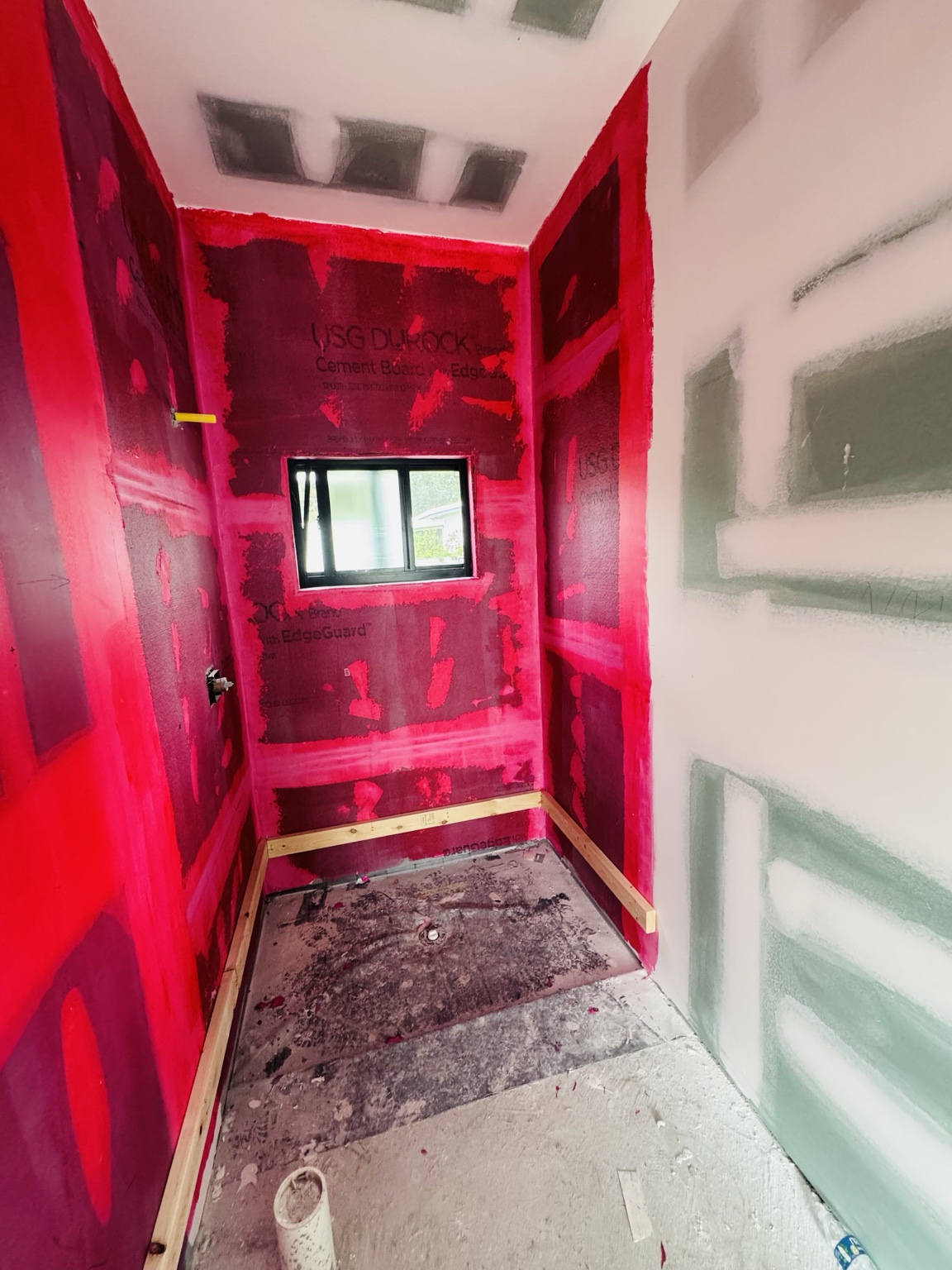 Full bathroom build - before